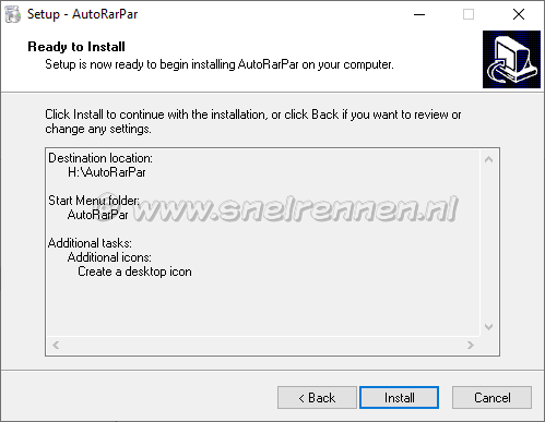 AutoRarPar,ready to install