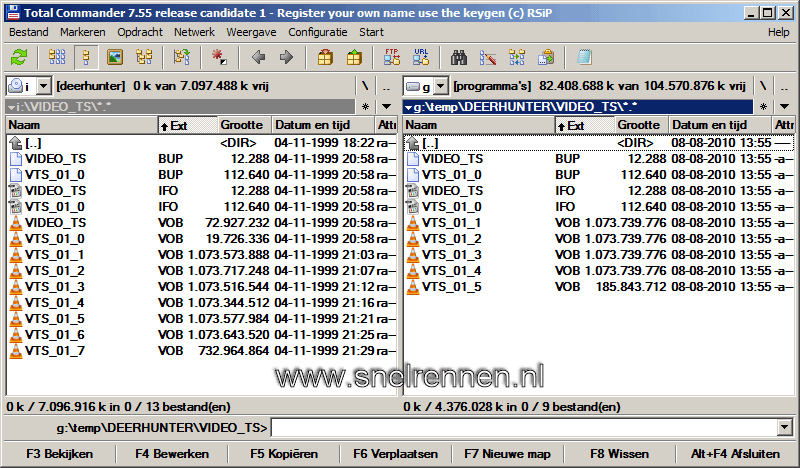 CloneDVD5, bestanden bekijken