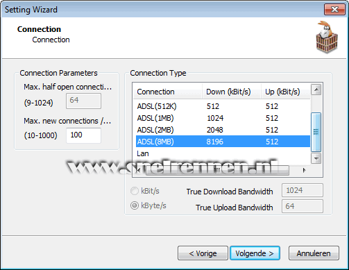 connection setup