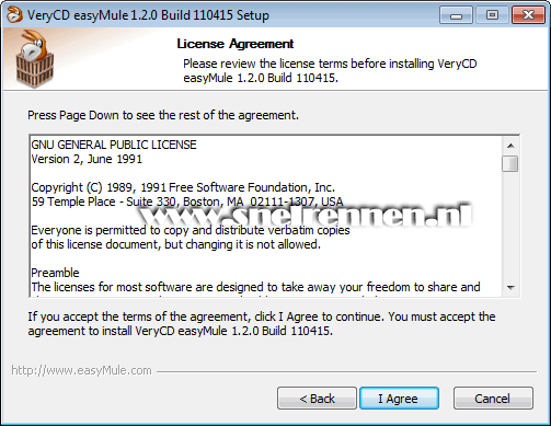 easyMule license agreement