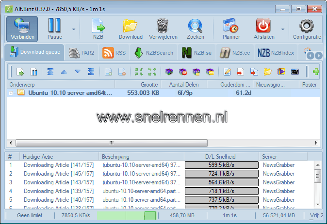 FTDworld, spot downloaden met Alt.Binz