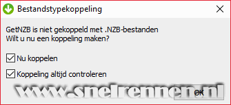 GetNZB bestandstypekoppeling