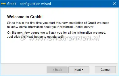 GrabIt configuration wizard