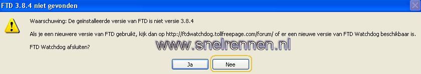 Opstarten Watchdog