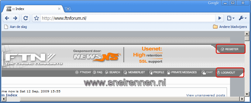 Aanmelden ftn forum