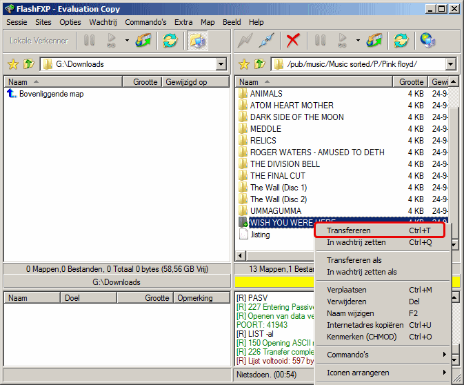 Download starten