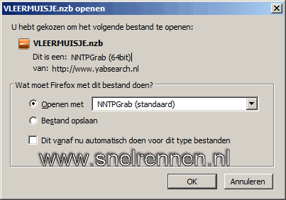 NZB bestand downloaden of opslaan