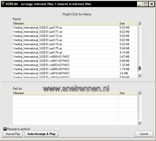 nzb informatie