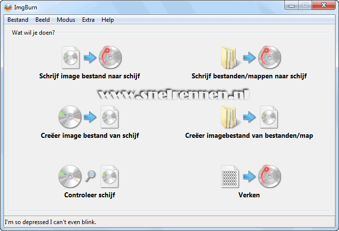 ImgBurn, Nederlandstalig