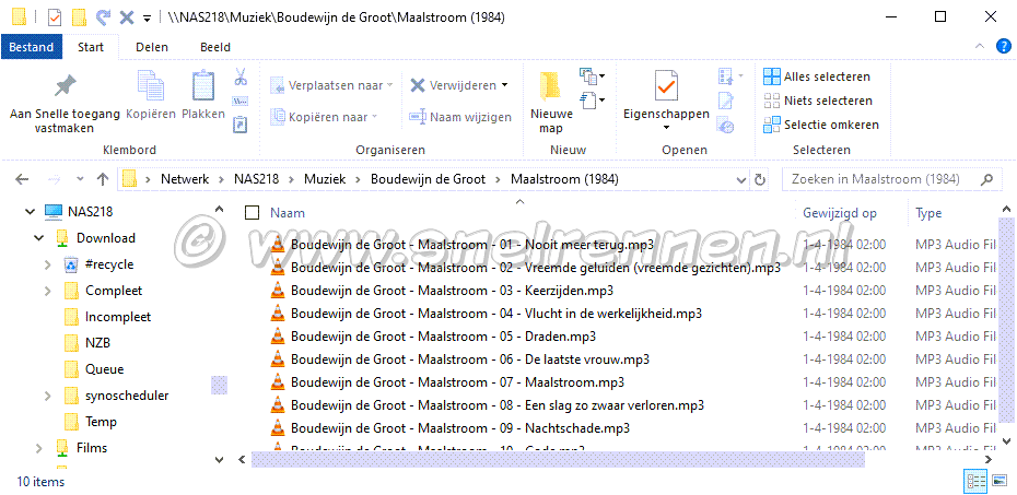 Bestanden bekijken met de Windows verkenner