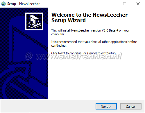 NewsLeecher Setup, Wizard