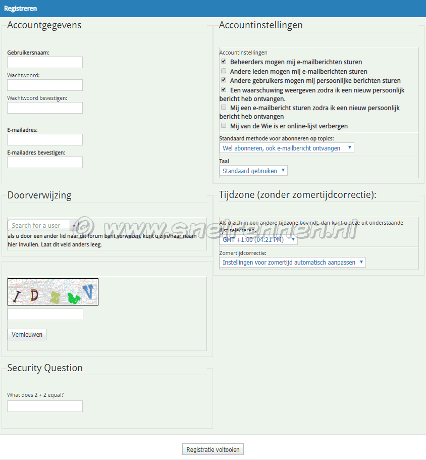 Registeren op het Newzbin forum