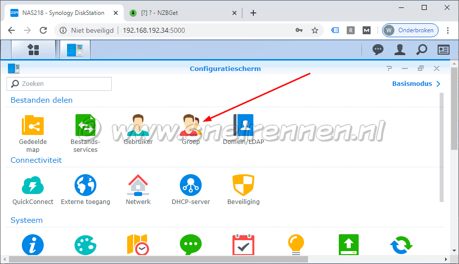 NZBGet installeren, basis configuration