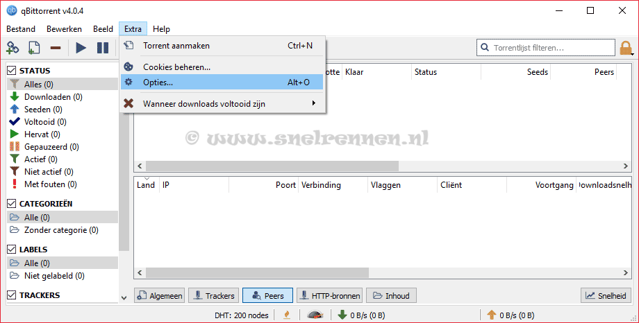 qBittorrent configureren