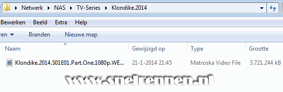 Download bekijken met de Windows verkenner