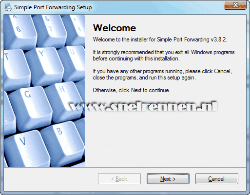 Simple Port forwarding Setup, installer