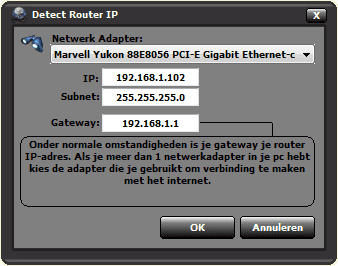 Simple Port Forwarding, detect router ip