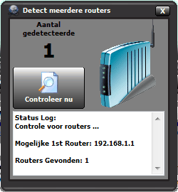 Simple Port Forwarding, aantal routers detecteren