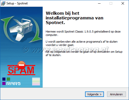 Setup Spotnet 1.9.0.5