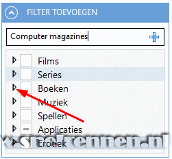 Spotnet 2.0, Nieuw filter maken