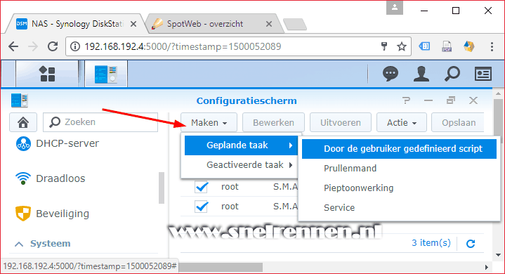 spotweb synology