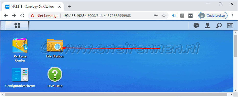 File station openen
