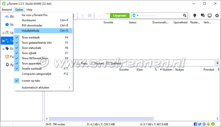 µTorrent, installatiehulp